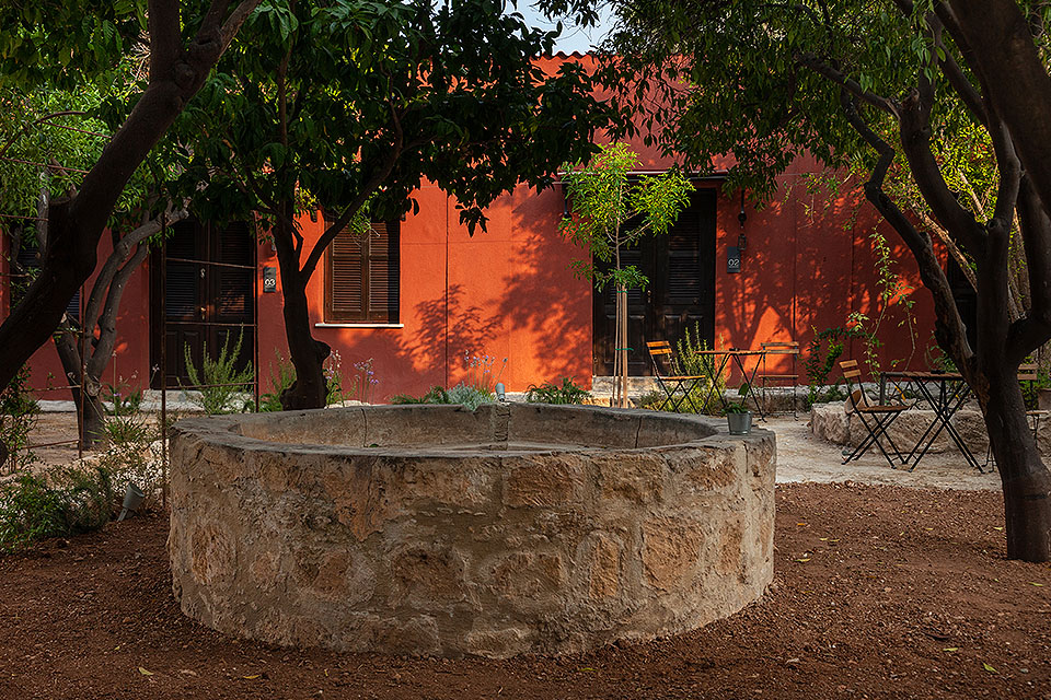 Courtyard of Casa Mespilea Hotel