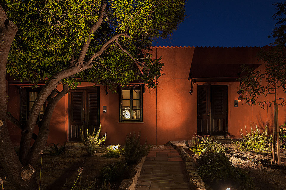 Courtyard of Casa Mespilea Hotel