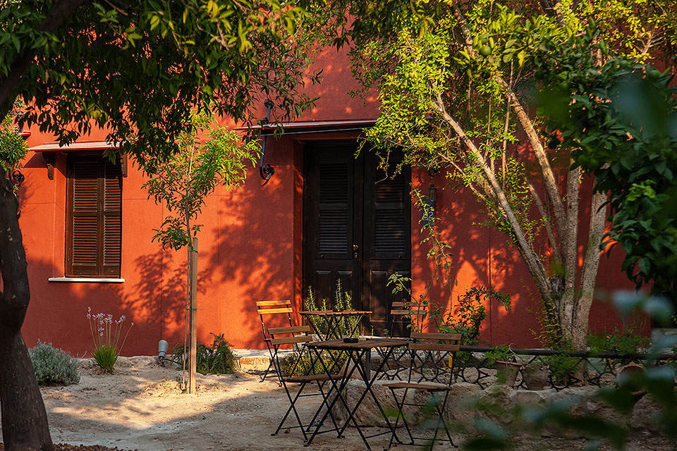 Courtyard of Casa Mespilea Hotel