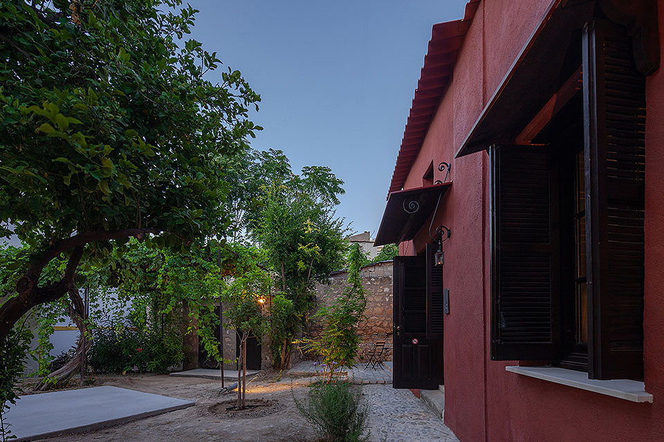 Courtyard of Casa Mespilea Hotel